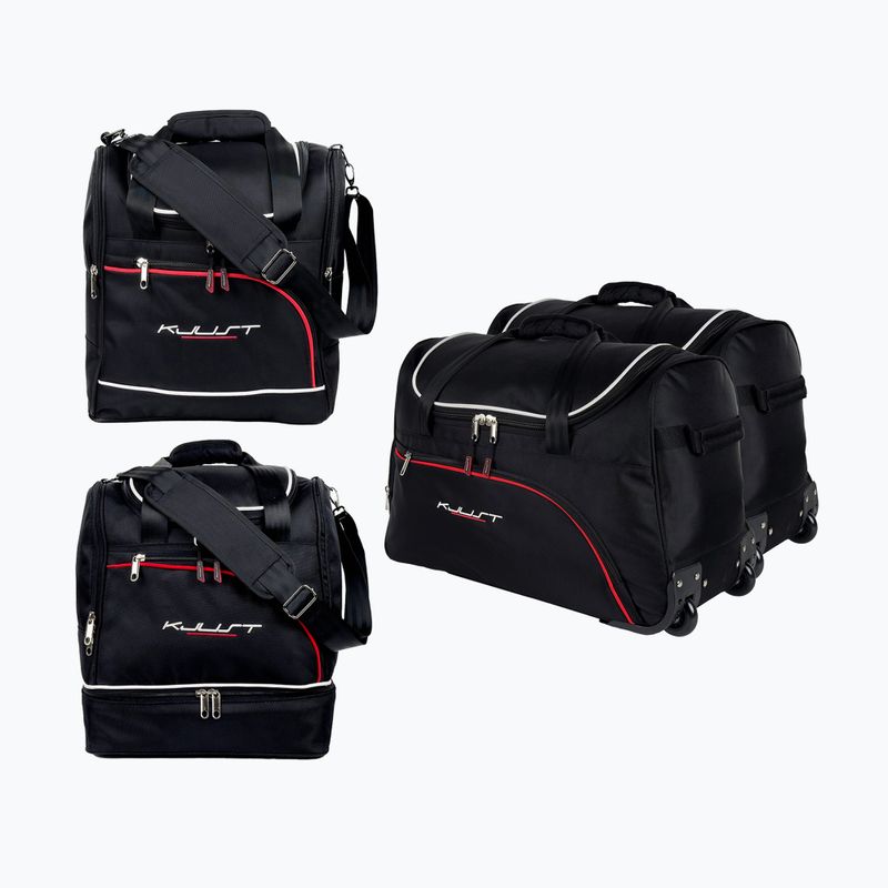 KJUST Audi Q2 sada tašiek do kufra 2016+ 4 ks čierna