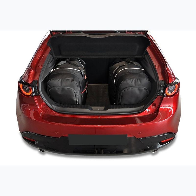 Sada tašiek do kufra KJUST Mazda 3 Hatchback 2018+ 4 ks. čierna 15