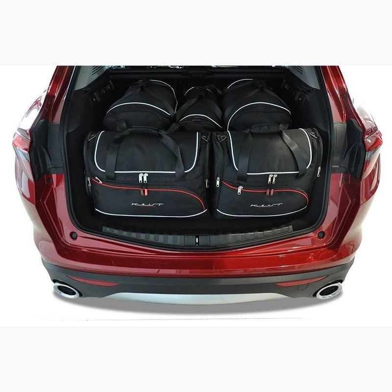 Súprava tašiek do batožinového priestoru auta KJUST Alfa Romeo Stelvio 2017+ 5 ks. black 15