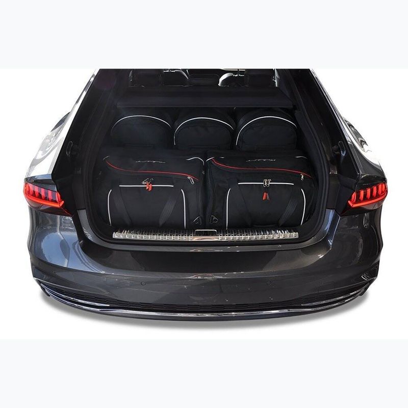 Súprava tašiek do batožinového priestoru auta KJUST Audi A7 2017+ 5 ks black 16