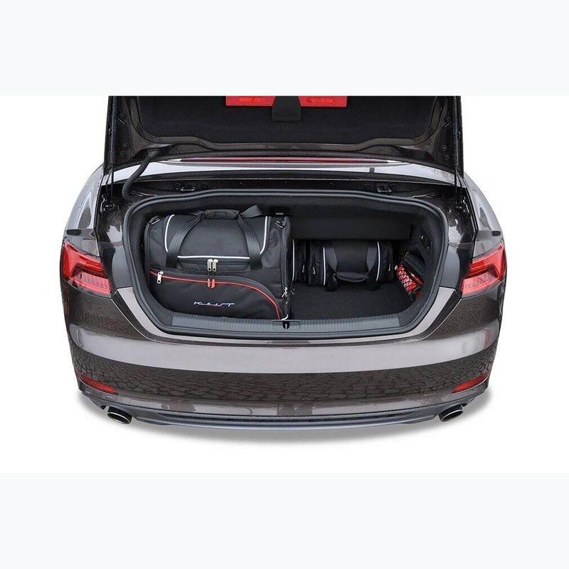 KJUST Audi A5 Cabrio 2017-2018 sada tašiek do kufra 4 ks čierna 14