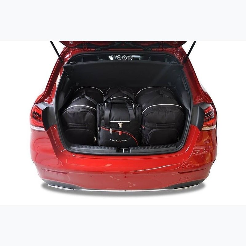 Súprava tašiek do batožinového priestoru KJUST Mercedes-Benz A Hatchback 2018+ 4 ks black 12