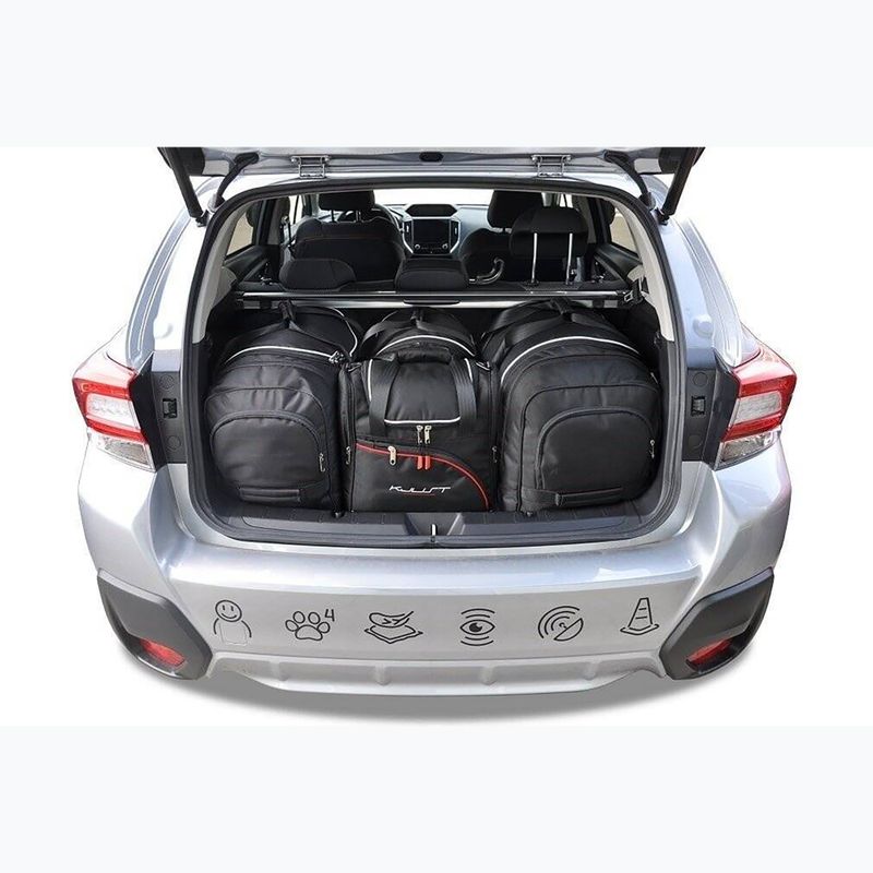 KJUST Sada tašiek do kufra Subaru Xv 2017+ 4 ks čierna. 14