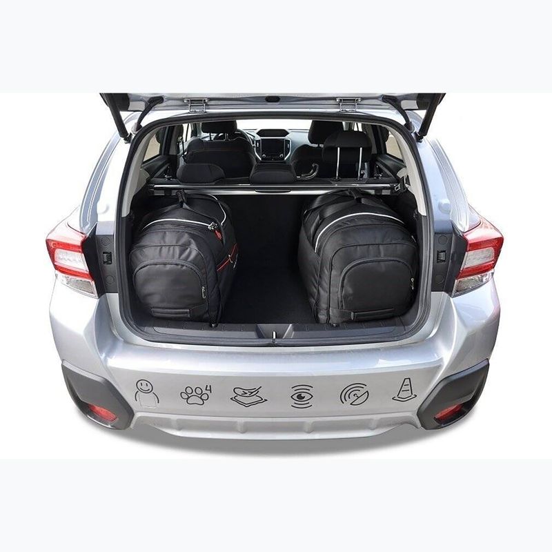 KJUST Sada tašiek do kufra Subaru Xv 2017+ 4 ks čierna. 16