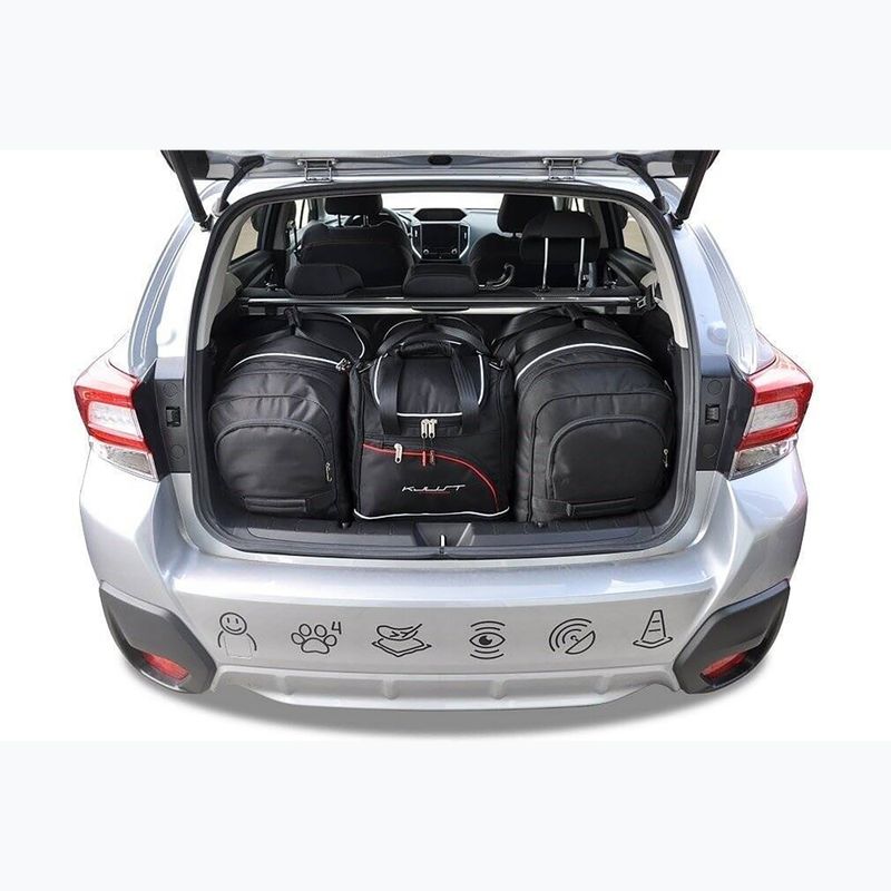 KJUST Sada tašiek do kufra Subaru Xv 2017+ 4 ks čierna. 12