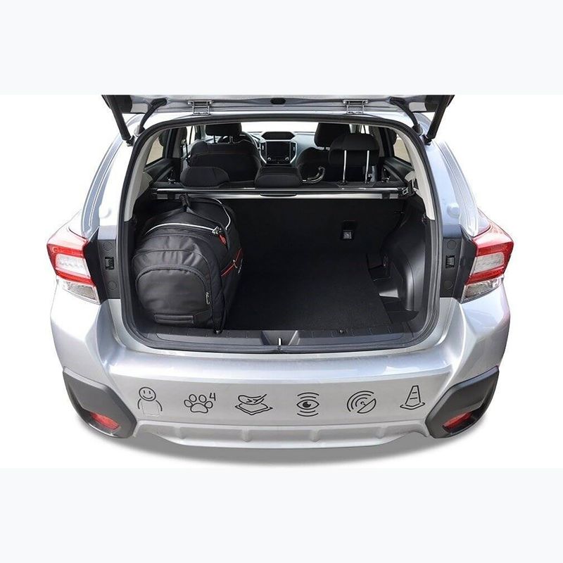 KJUST Sada tašiek do kufra Subaru Xv 2017+ 4 ks čierna. 15