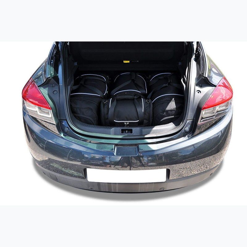 KJUST sada tašiek do batožinového priestoru Renault Megane Coupe 2008+2016 4 ks čierna. 10