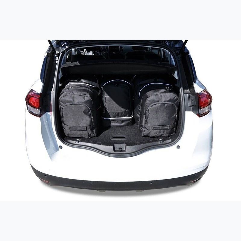 KJUST Renault Scenic 2015-2019 sada tašiek do batožinového priestoru 4 ks čierna. 13