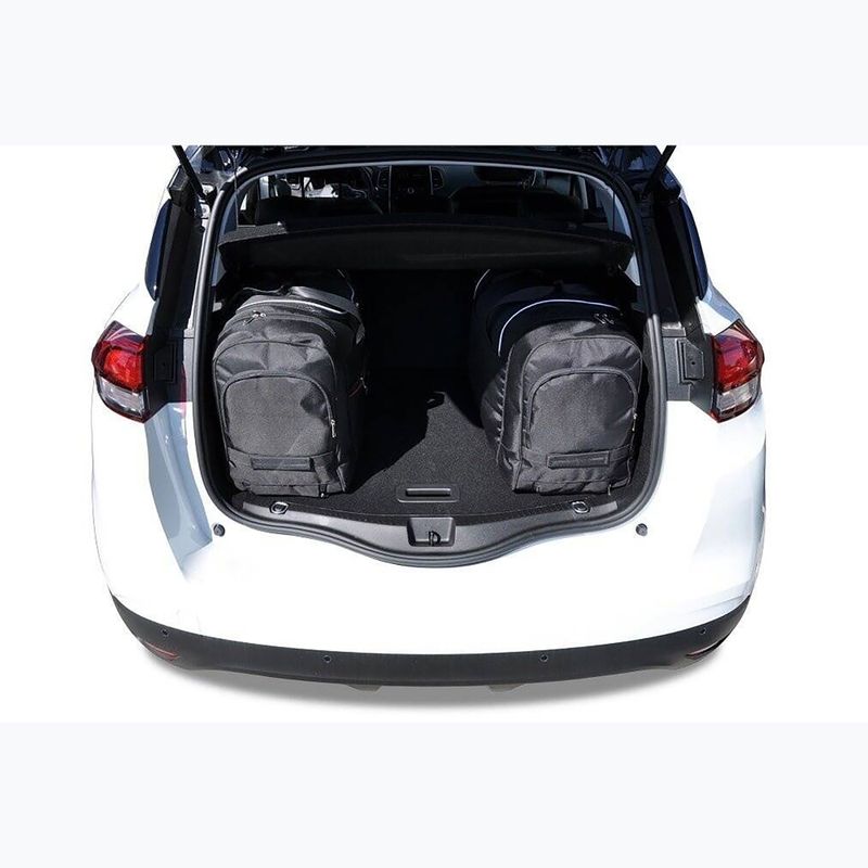 KJUST Renault Scenic 2015-2019 sada tašiek do batožinového priestoru 4 ks čierna. 14