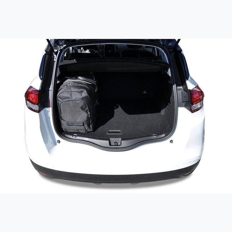 KJUST Renault Scenic 2015-2019 sada tašiek do batožinového priestoru 4 ks čierna. 15