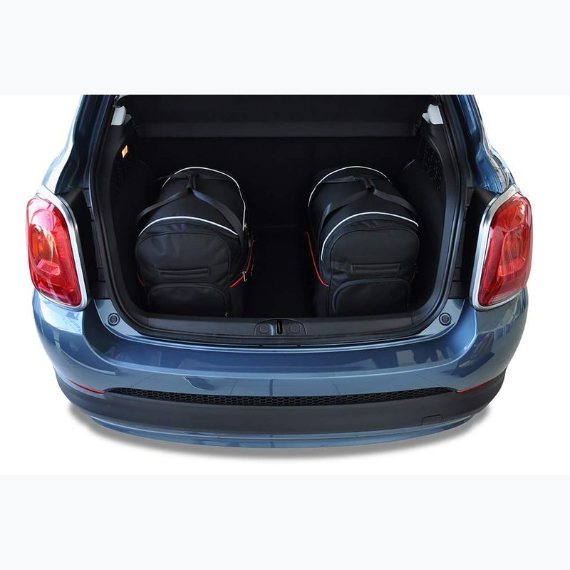 Sada tašiek do kufra KJUST Fiat 500X 2014+ 3 ks black 15