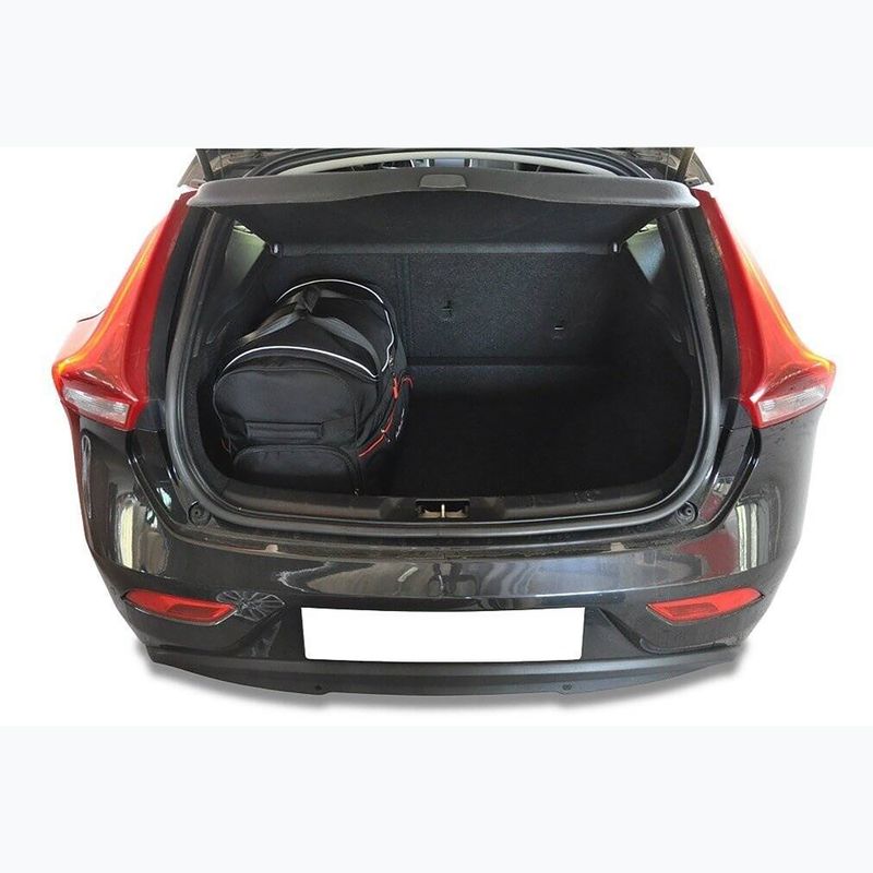 Súprava tašiek do batožinového priestoru KJUST Volvo V40 Hatchback 2012-2019 3 ks black 13