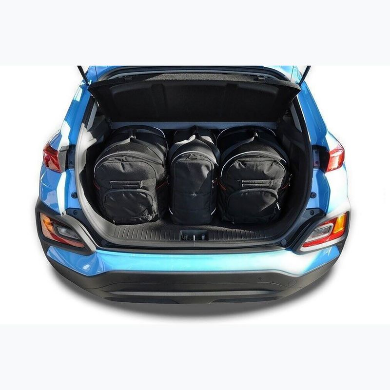 Sada tašiek do kufra KJUST Hyundai Kona 2017-2022 3 ks black 15