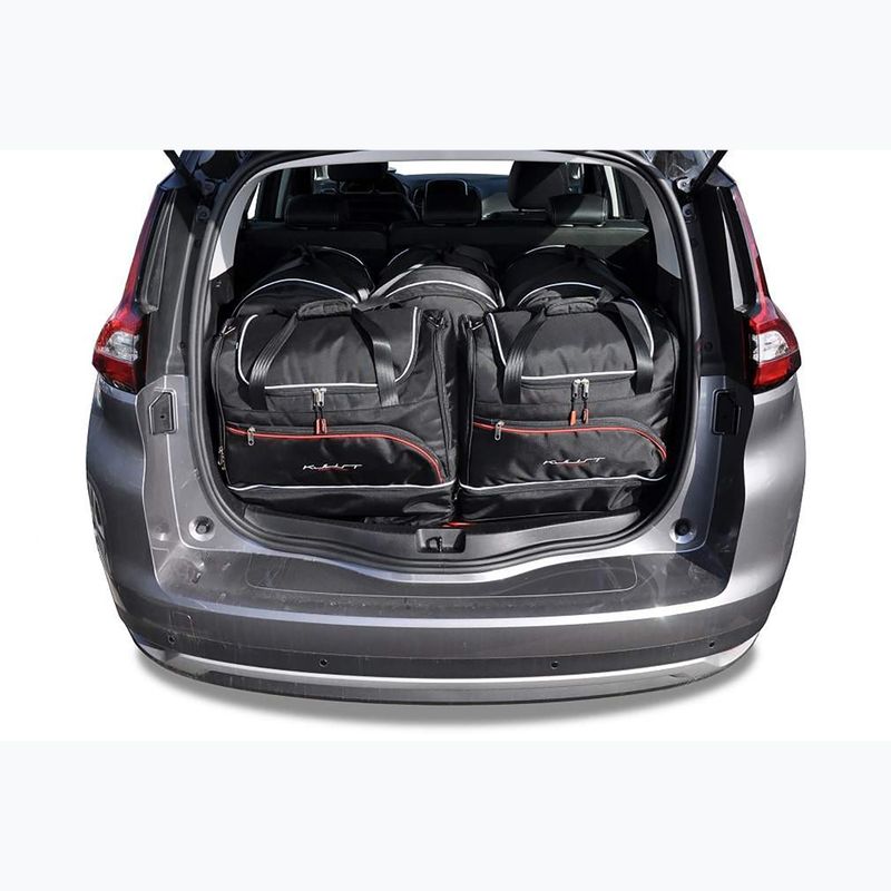 KJUST Renault Grand Scenic 2016-2021 sada tašiek do batožinového priestoru 5 ks čierna. 10