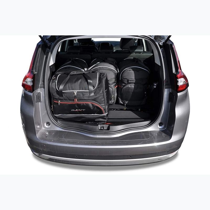 KJUST Renault Grand Scenic 2016-2021 sada tašiek do batožinového priestoru 5 ks čierna. 11