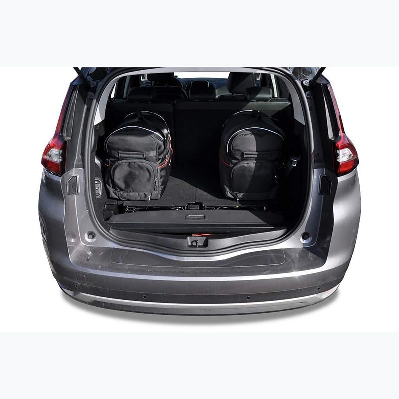 KJUST Renault Grand Scenic 2016-2021 sada tašiek do batožinového priestoru 5 ks čierna. 13