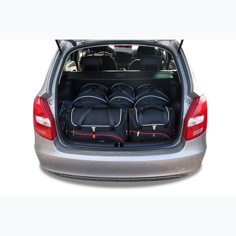 KJUST sada tašiek do kufra Škoda Fabia Combi 2007-2014 5 ks čierna. 12