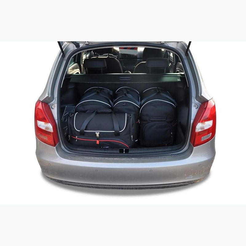 KJUST sada tašiek do kufra Škoda Fabia Combi 2007-2014 5 ks čierna. 13