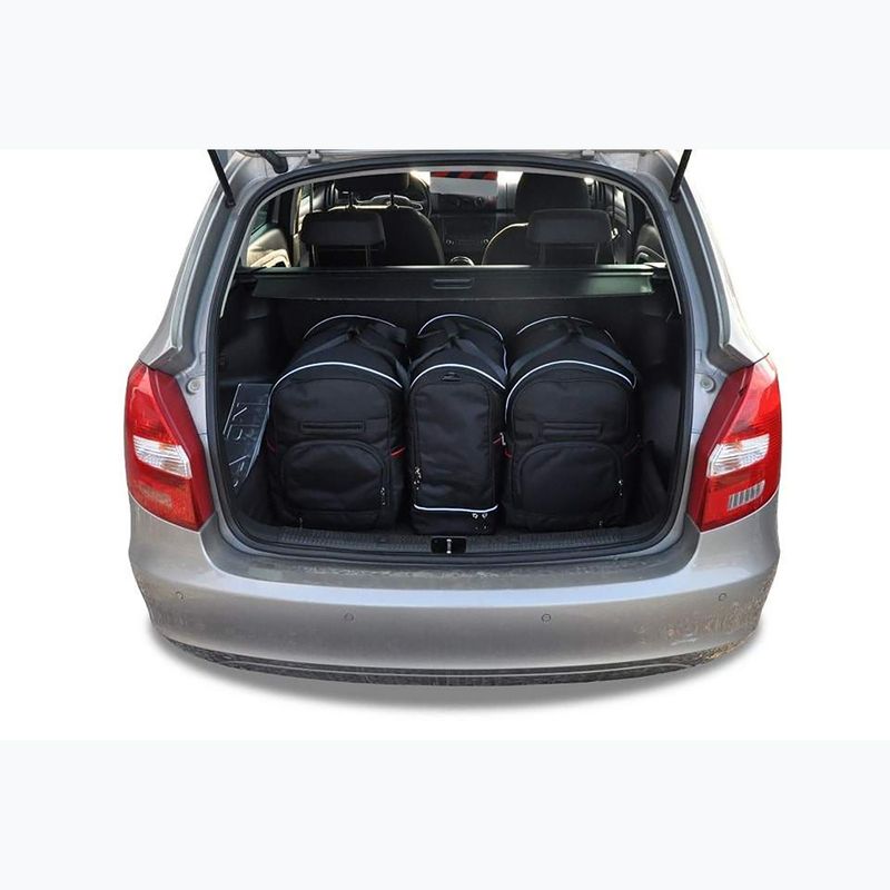 KJUST sada tašiek do kufra Škoda Fabia Combi 2007-2014 5 ks čierna. 14