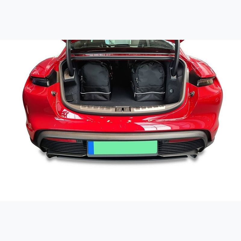 KJUST Porsche Taycan 2019+ sada 5 batožinových tašiek čierna. 14