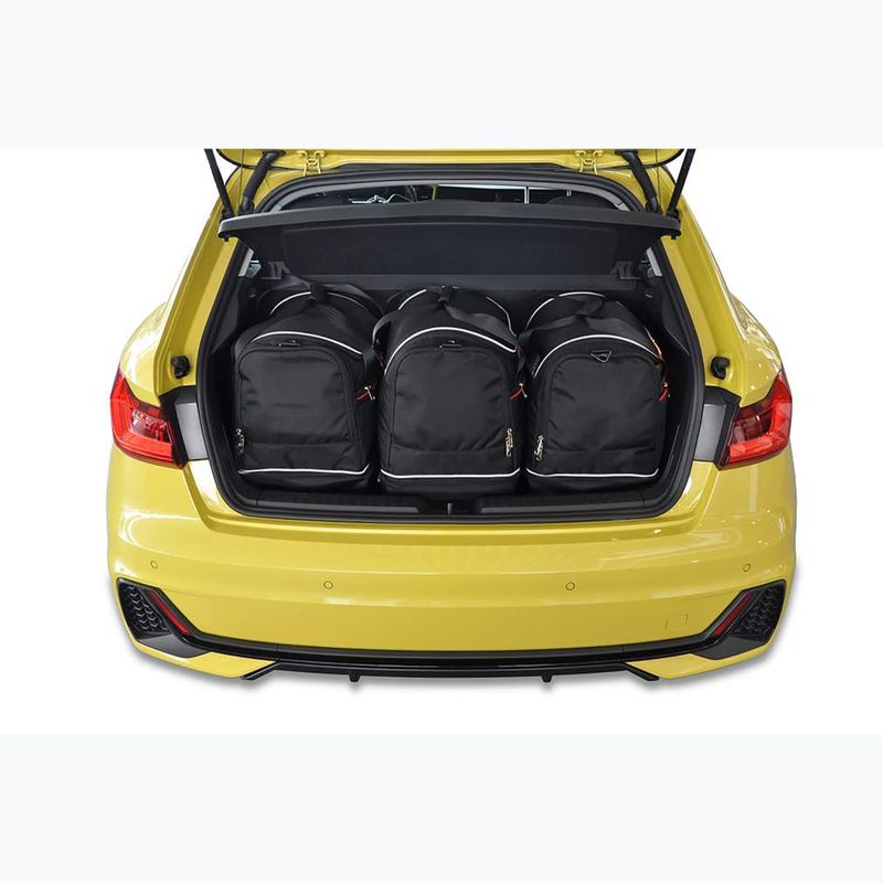 KJUST Sada tašiek do kufra Audi A1 2018+ 3 ks čierna 13