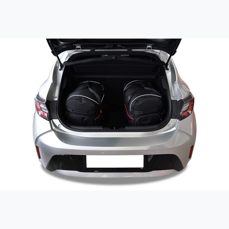 KJUST Toyota Corolla Hatchback 2019+ sada 3 batožinových tašiek čierna. 15