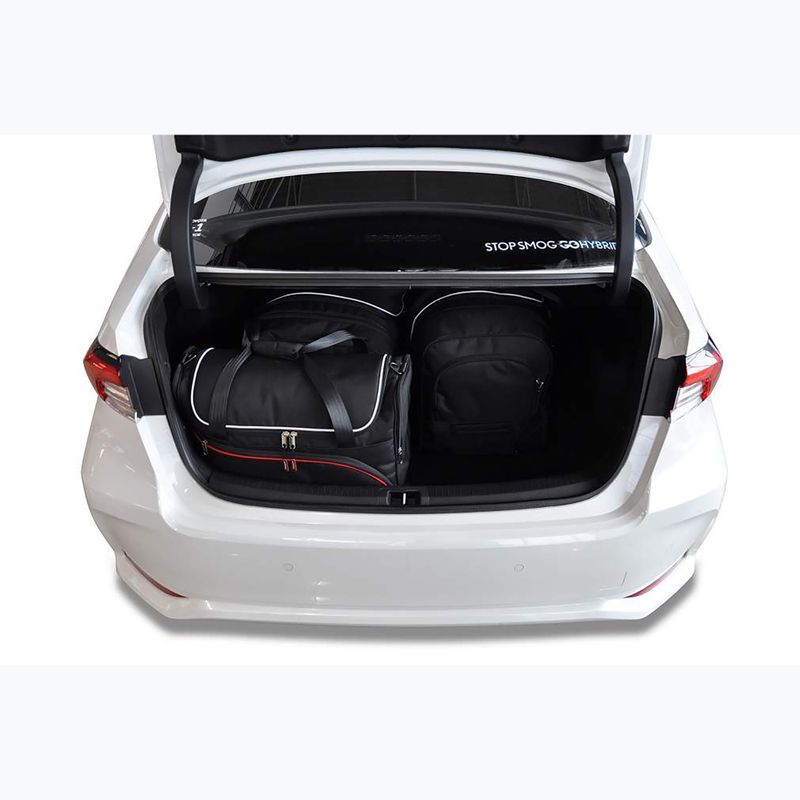 KJUST Toyota Corolla Limousine 2019+ sada 4 batožinových tašiek čierna. 15
