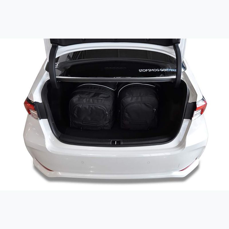 KJUST Toyota Corolla Limousine 2019+ sada 4 batožinových tašiek čierna. 16