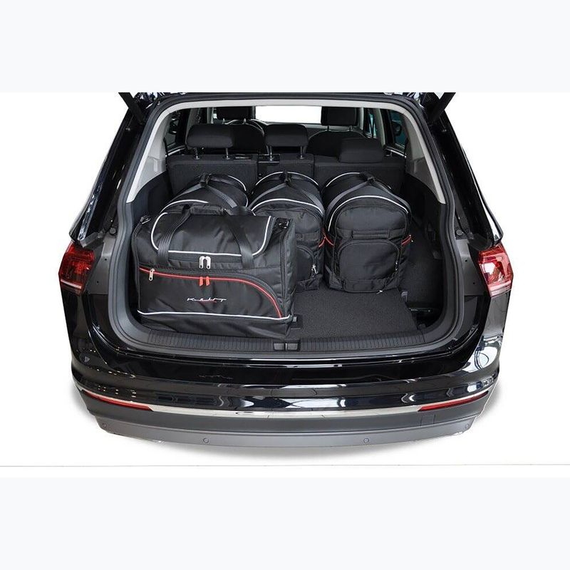 Súprava tašiek do batožinového priestoru KJUST Volkswagen Tiguan Allspace 2017+ 5 ks black 15
