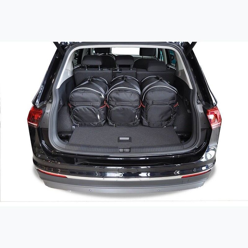 Súprava tašiek do batožinového priestoru KJUST Volkswagen Tiguan Allspace 2017+ 5 ks black 16