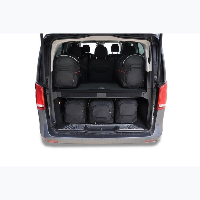 Sada tašiek do kufra KJUST Mercedes-Benz V Extra Long 2014+ 7 ks. čierna 9