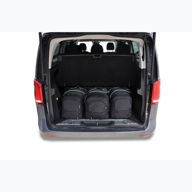 Sada tašiek do kufra KJUST Mercedes-Benz V Extra Long 2014+ 7 ks. čierna 10