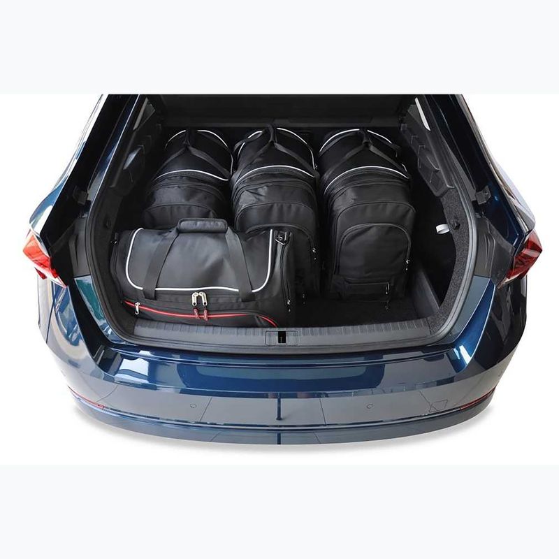 KJUST Sada tašiek do kufra Škoda Octavia Liftback 2020+ 5 ks čierna. 12