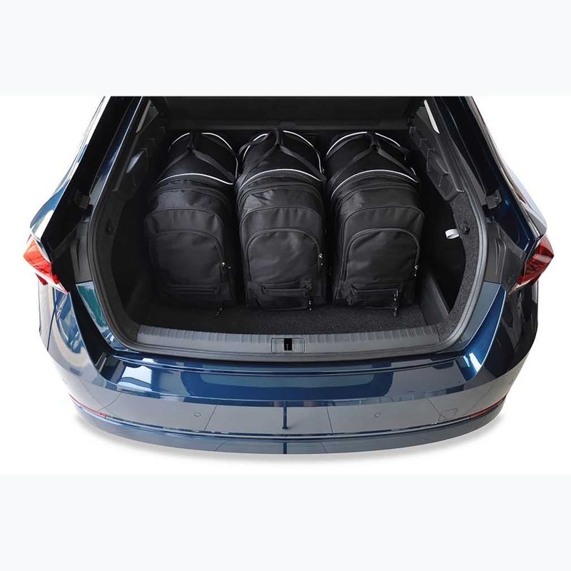 KJUST Sada tašiek do kufra Škoda Octavia Liftback 2020+ 5 ks čierna. 13