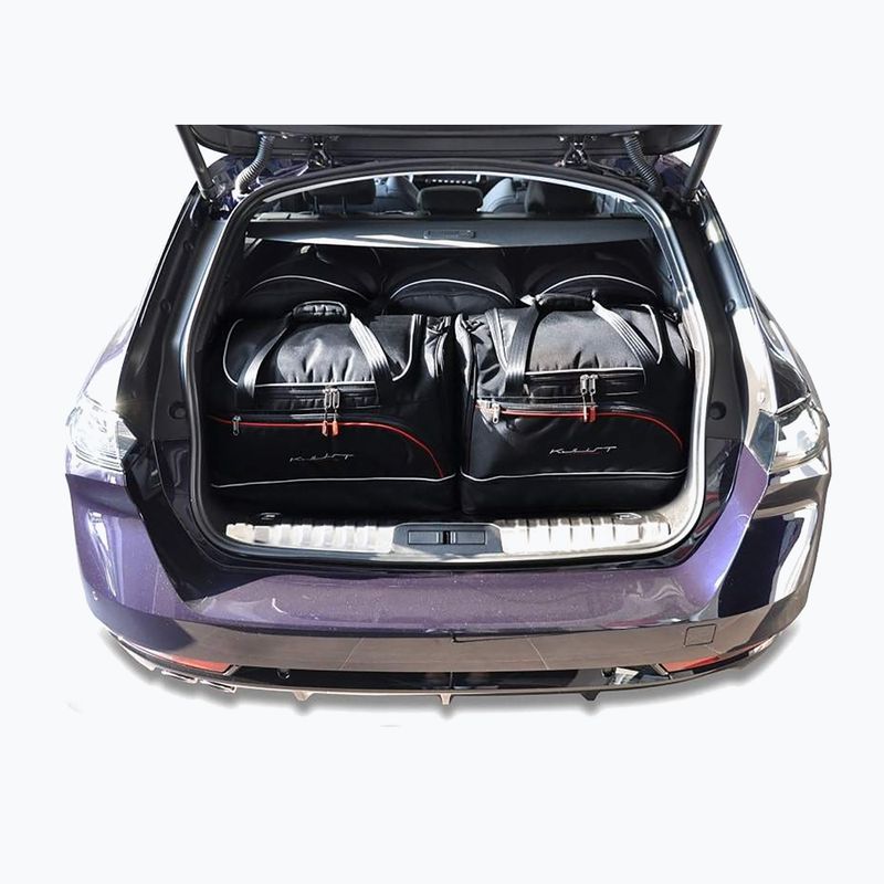 KJUST sada batožinových tašiek Peugeot 508 Sw Hybrid Phev 2019+ 5 ks čierna. 11