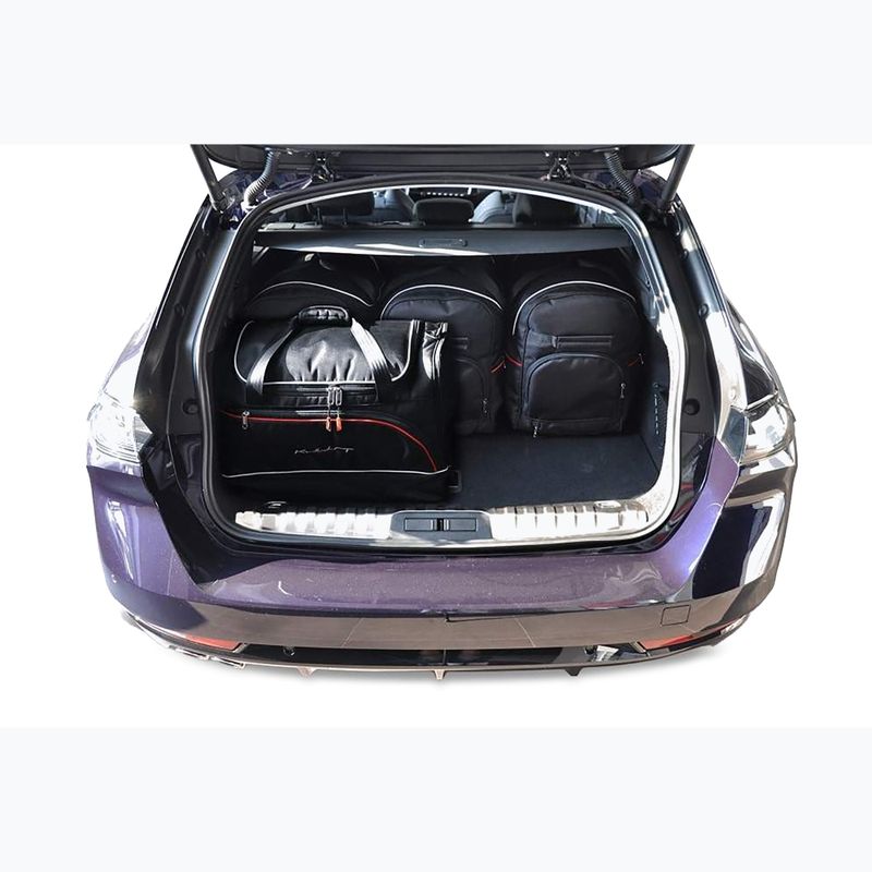 KJUST sada batožinových tašiek Peugeot 508 Sw Hybrid Phev 2019+ 5 ks čierna. 12