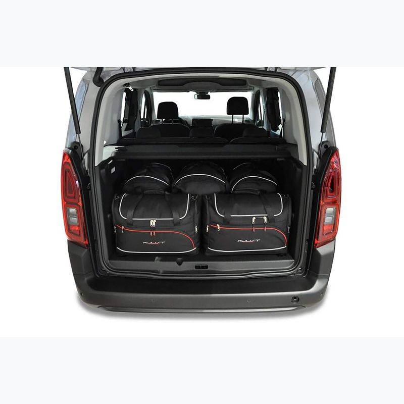 Sada tašiek do kufra KJUST Citroen Berlingo M 2018+ 5 ks black 12