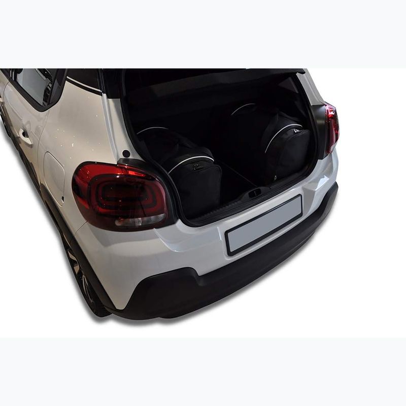 Sada tašiek do kufra KJUST Citroen C3 Hatchback 2016+ 3 ks black 13
