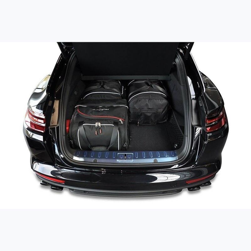 KJUST Porsche Panamera St 2017+ sada tašiek do kufra 4 ks čierna. 13