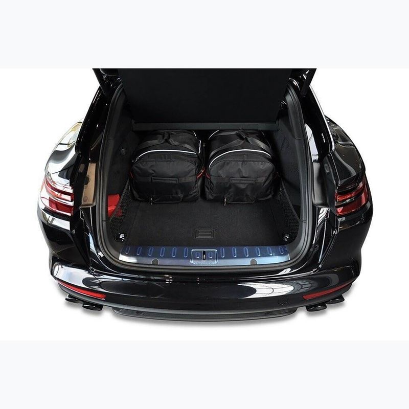 KJUST Porsche Panamera St 2017+ sada tašiek do kufra 4 ks čierna. 14