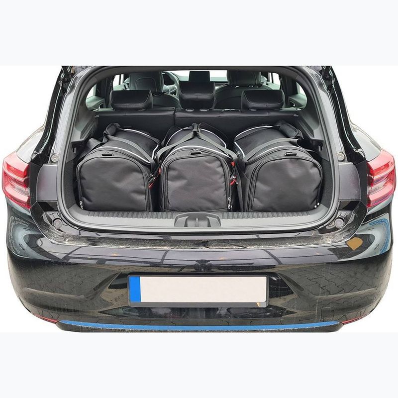 KJUST Renault Clio Hybrid 2020+ sada tašiek do batožinového priestoru 3 ks čierna. 8