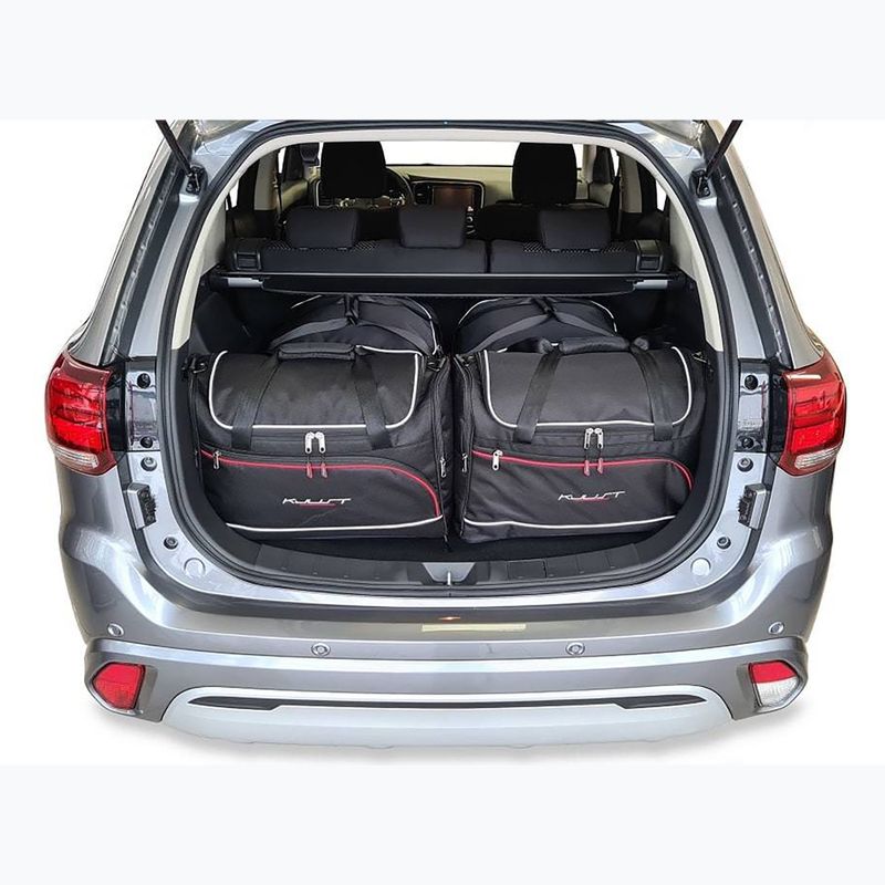Sada tašiek do kufra KJUST Mitsubishi Outlander Phev 2014-2022 4 ks. čierna 11