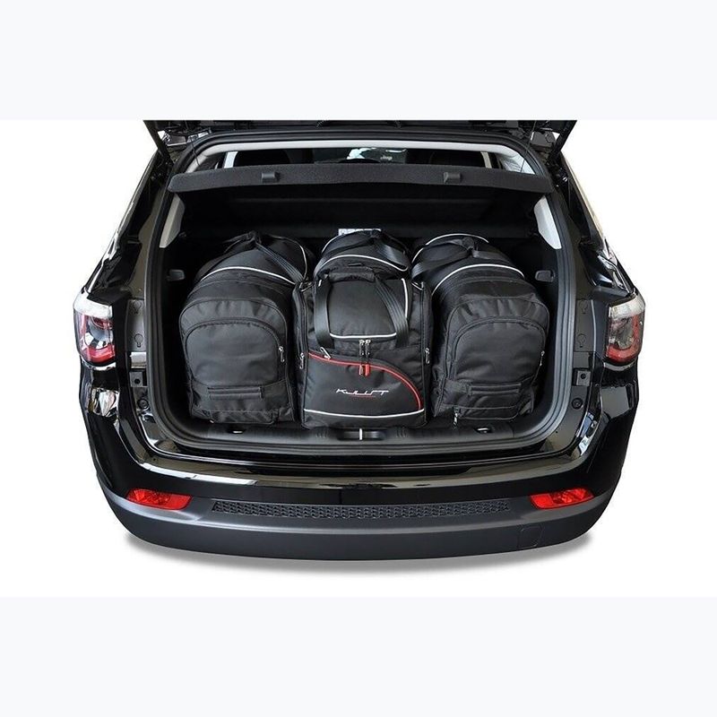Sada tašiek do kufra KJUST Jeep Compass Phev 2020+ 4 ks black 17