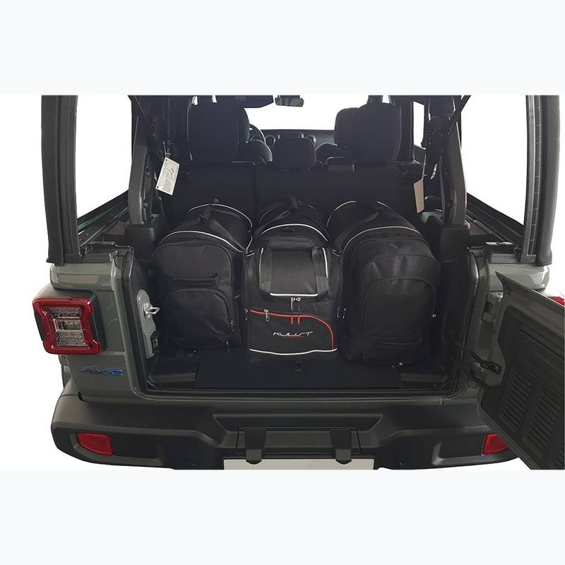 Súprava tašiek do batožinového priestoru KJUST Jeep Wrangler Phev 2018+ 4 ks black 18