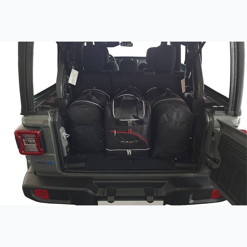Sada tašiek do kufra KJUST Jeep Wrangler Phev 2021+ 4 ks black 16