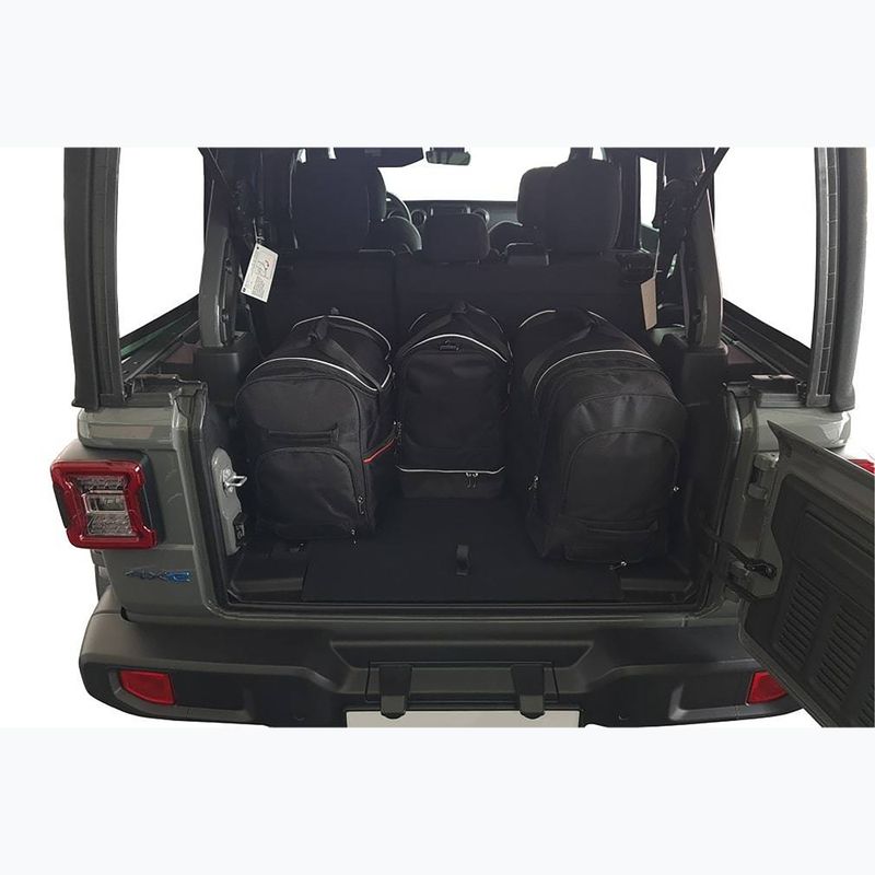 Sada tašiek do kufra KJUST Jeep Wrangler Phev 2021+ 4 ks black 17