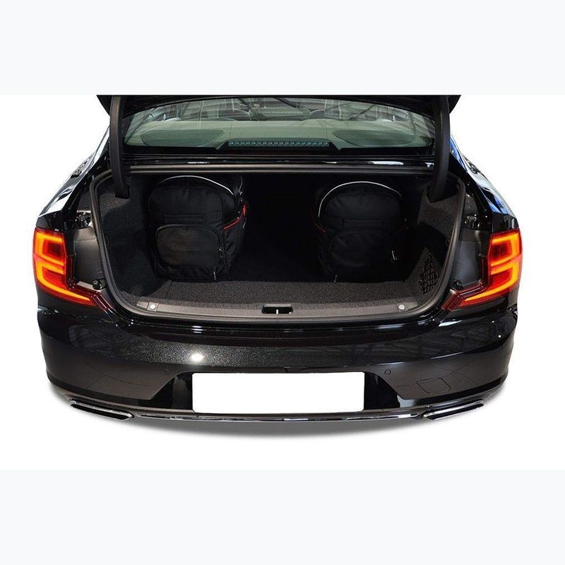 Súprava tašiek do batožinového priestoru KJUST Volvo S90 PHEV 2019+ 5 ks black 19