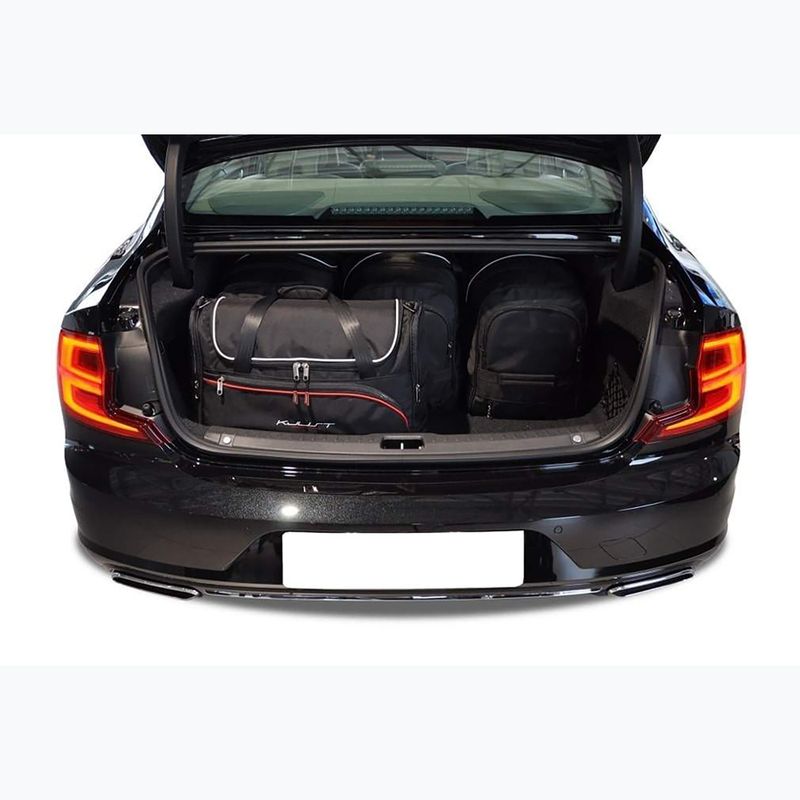 Súprava tašiek do batožinového priestoru KJUST Volvo S90 PHEV 2019+ 5 ks black 17