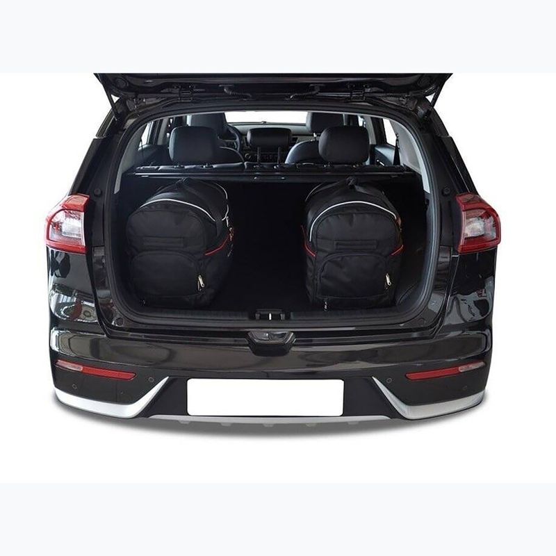 Súprava tašiek do batožinového priestoru KJUST Kia Niro Phev 2017-2022 3 ks black 11