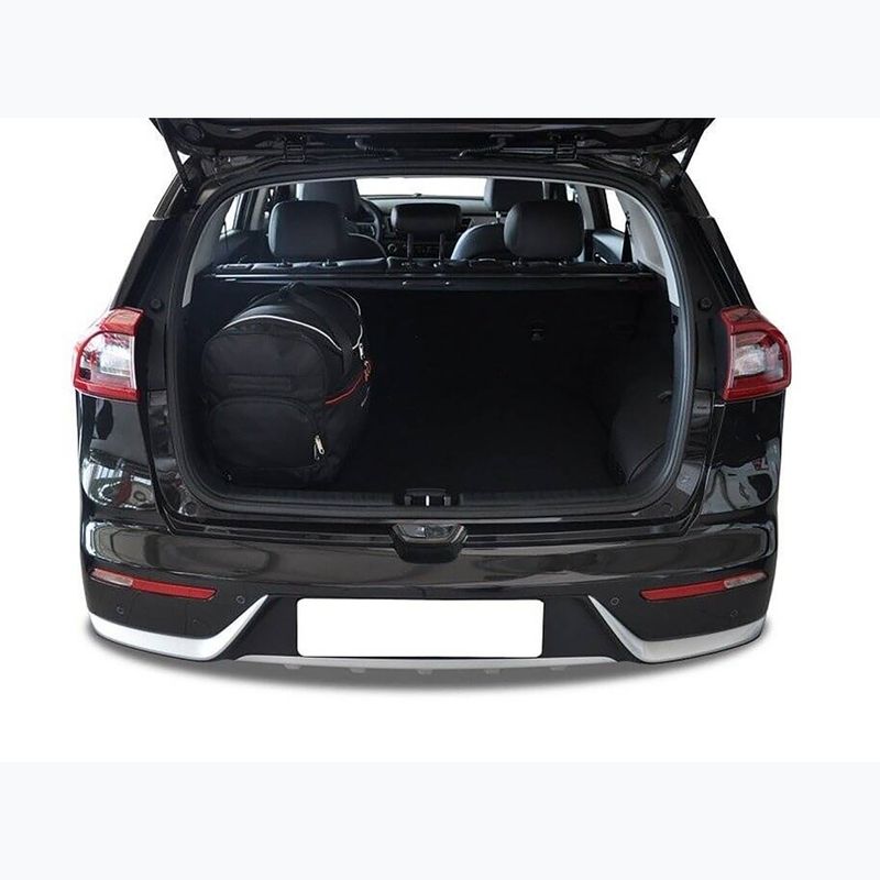 Súprava tašiek do batožinového priestoru KJUST Kia Niro Phev 2017-2022 3 ks black 12